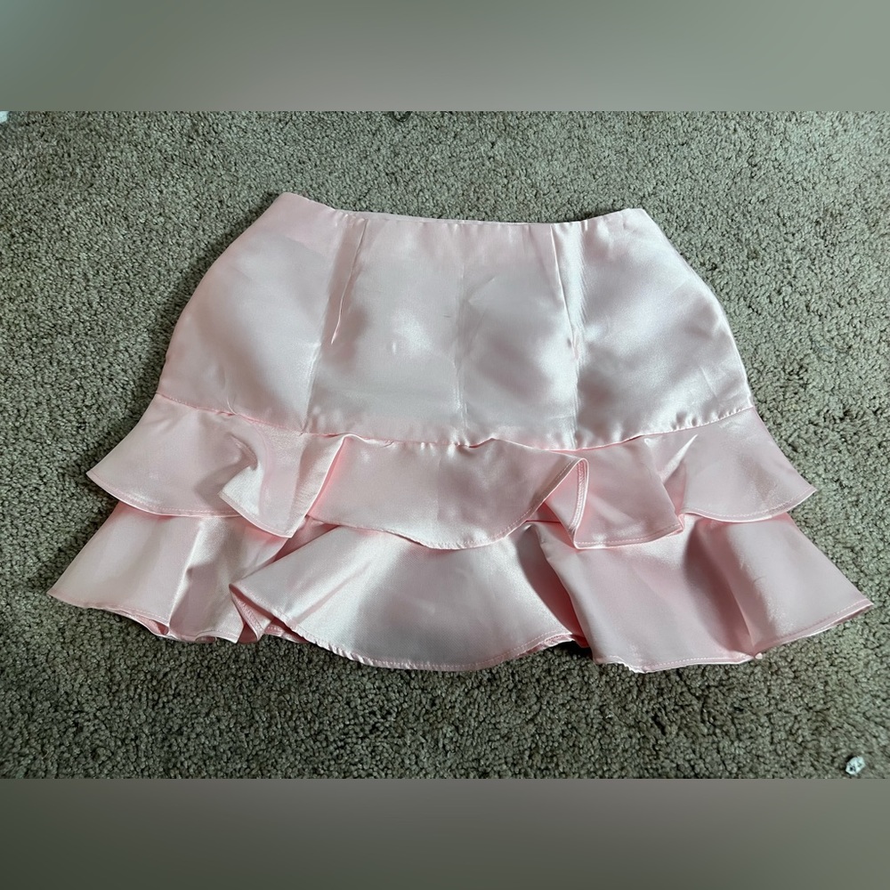 Sugar Thrillz Pink Ruffle Skirt